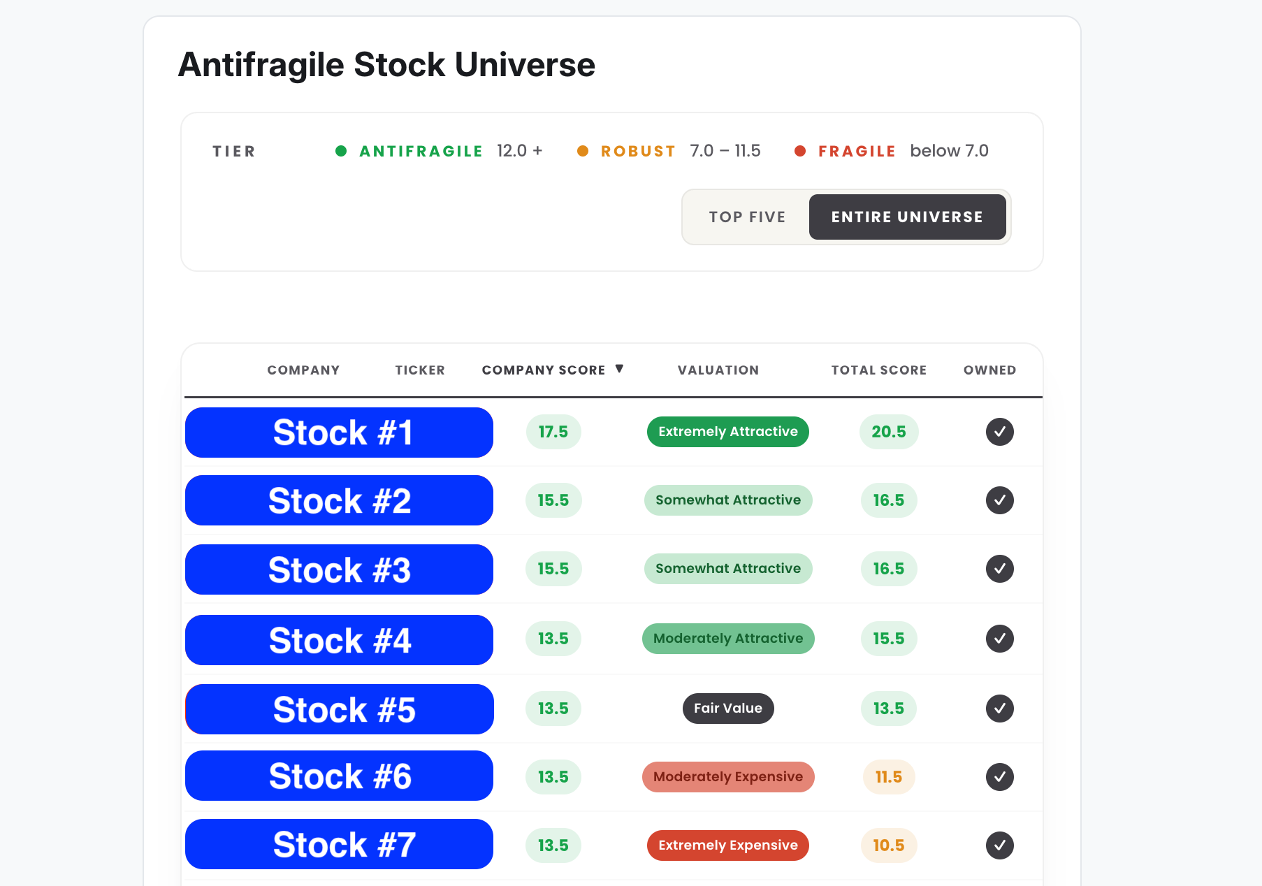 The Antifragile Universe